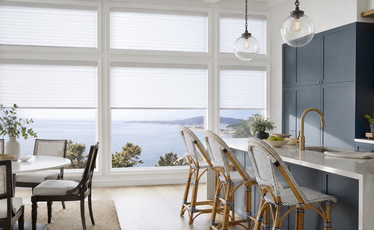 Explore custom shades, blinds, motorized systems, outdoor solutions, Hunter Douglas and Lutron products. Request a free measurement today.